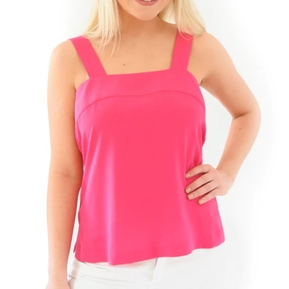 Emily McCarthy Julia Tank Top Fandango Pink Small J2 - Picture 1 of 9
